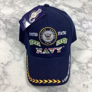 US Navy Hat Ball Cap One Size NWT Blue Official License Global Force For Good